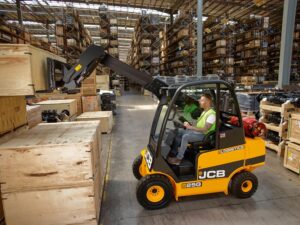 JCB Teletruk с газовым оборудованием